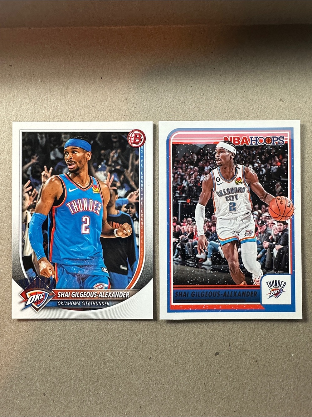Shai Gilgeous-Alexander Thunder lot of 19 w/ Caruso/Holmgren/Jalen Williams - Picture 5 of 16